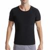 Men Sauna Sweat Vest Heat Trapping Compression Waist Trainer Shirt Gym Sauna Suit Workout Slimming Body Shaper Tummy Control Top