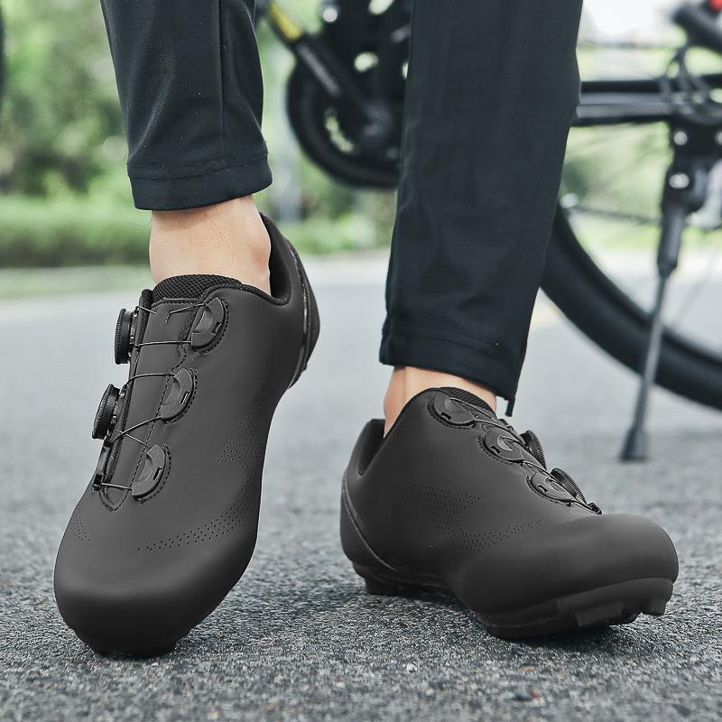 New Outdoor Unlocked Cycling Shoes Mountain Bike Lock Shoes Road Bike Hard-soled Cycling Shoes Cycling Shoes