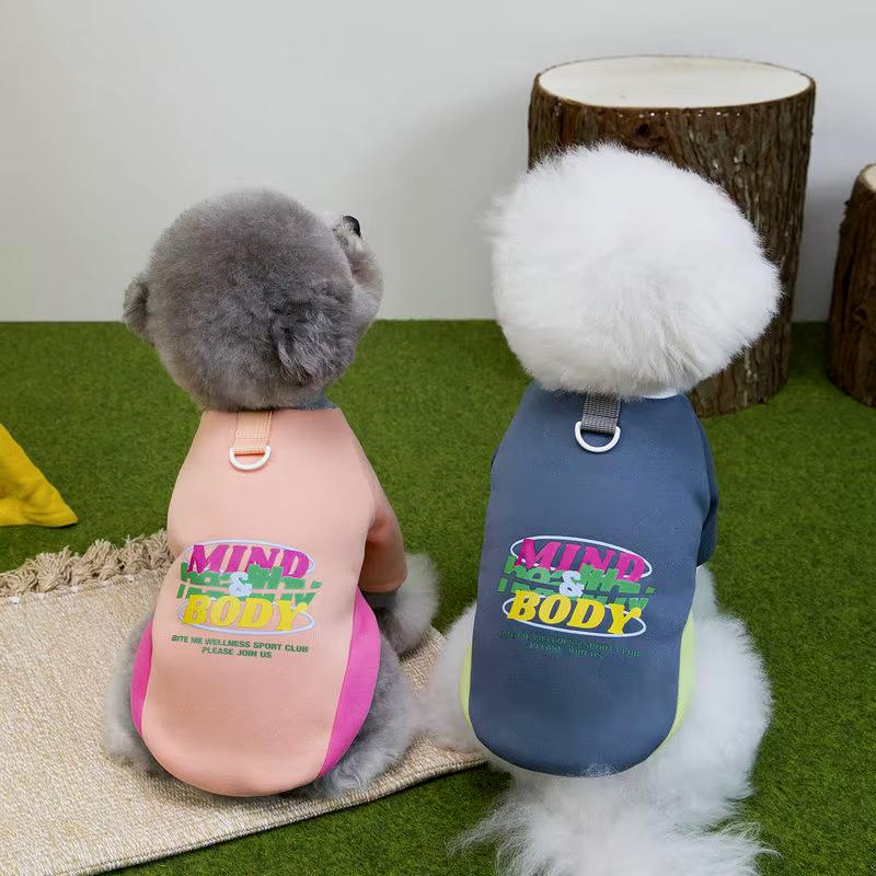 GH-4P015 Pet Clothes for Dogs s Autumn Winter Warm Coat Puppy Outfit Hoodie Cute 4P