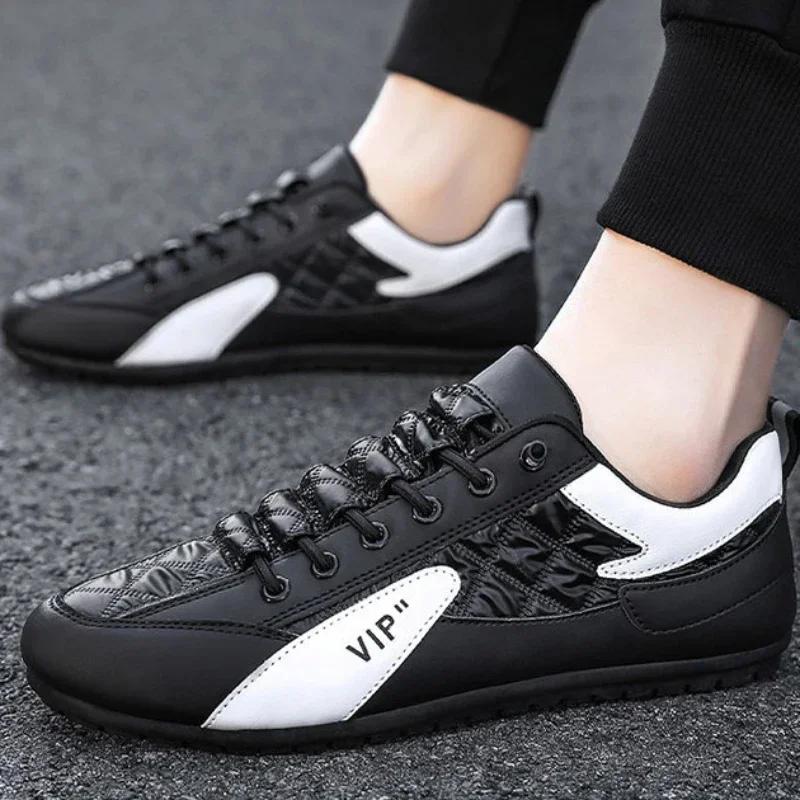 Fashion Summer Sneakers Mens Casual Shoes Men Leather Loafers Outdoor Drive Tennis Running Shoes Luxury Trainers zapatos tenis masculino