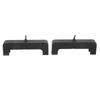 2 PCS Rubber Radiator Insulator Pads Black Radiator Mount Bushings Replacement For Express 2500 1996‑2019