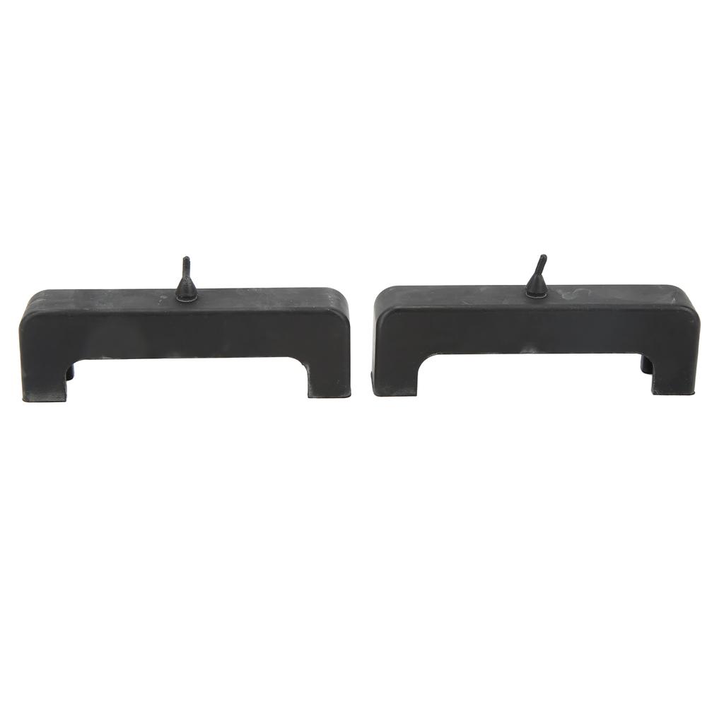 2 PCS Rubber Radiator Insulator Pads Black Radiator Mount Bushings Replacement For Express 2500 1996‑2019