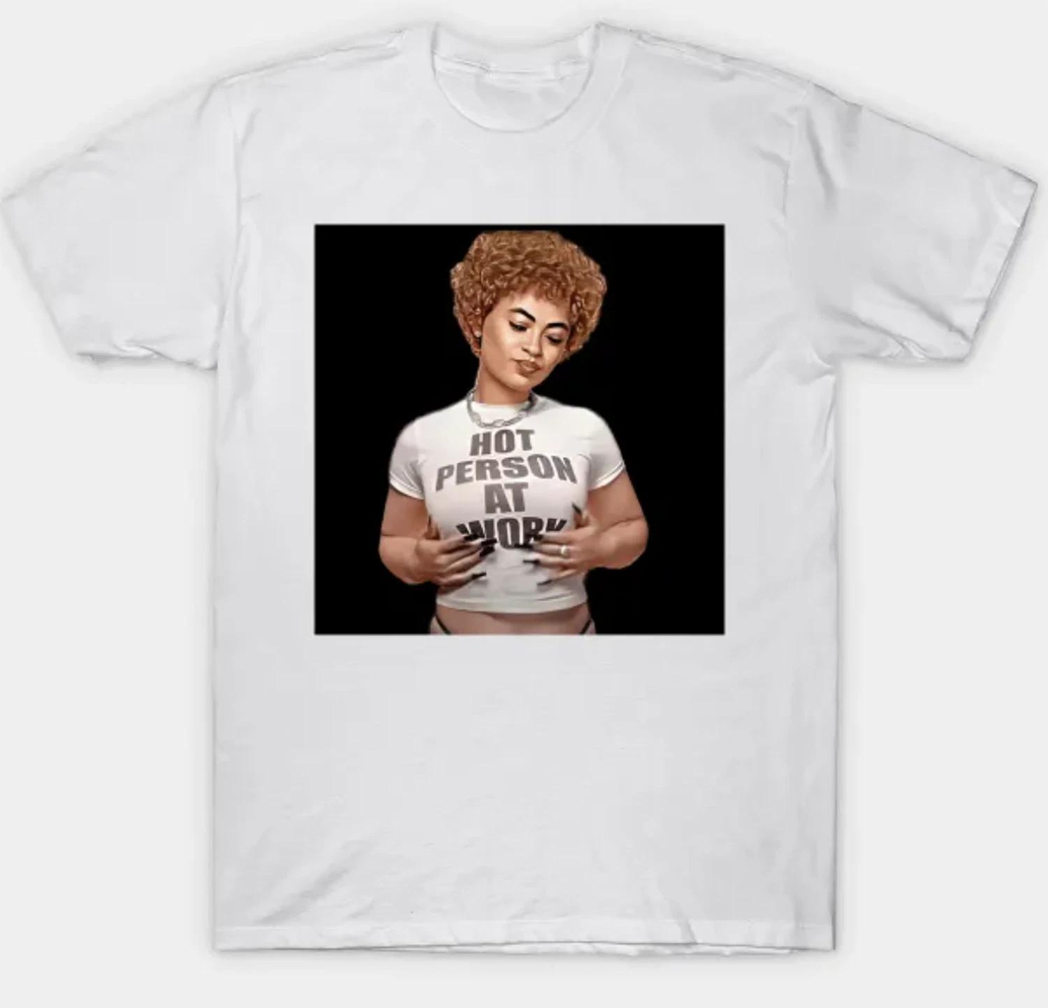 Ice Spice T shirt Adult S-3XL White Fan Art Rap Tee Rapper Singer Bronx XL