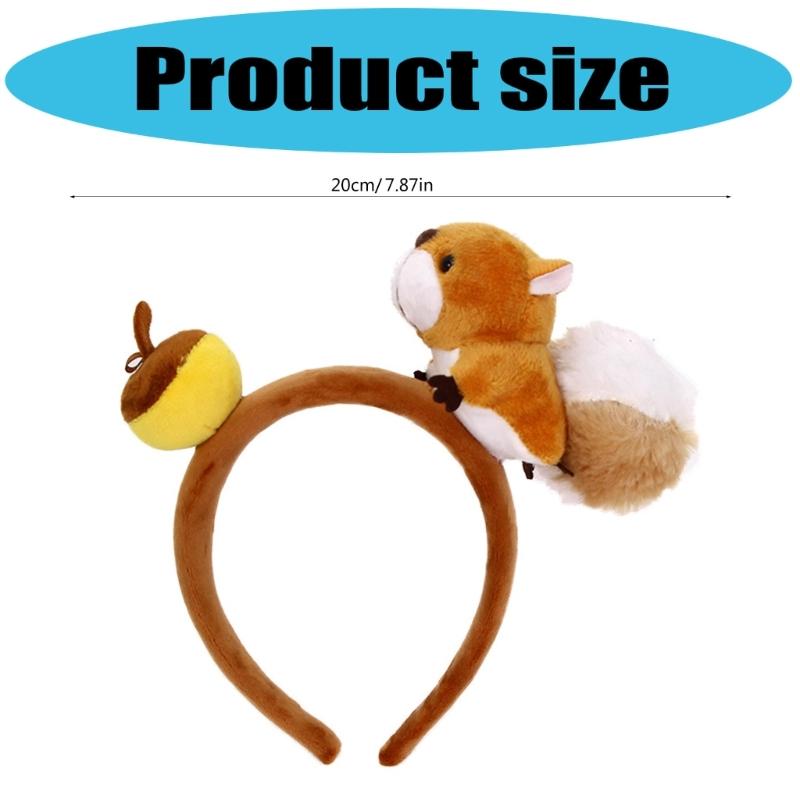 Acorn Hairbands Adorkable Photo Props Halloween Anime Headbands Party Headpiece Fun Hairband for Music Festivals