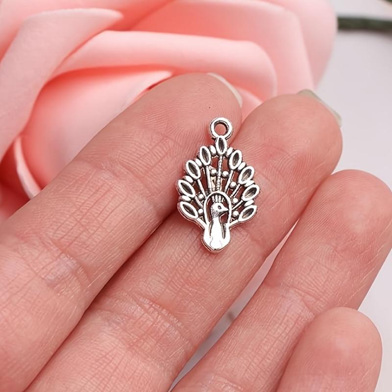 30 beautiful accessories, 12x19mm vintage alloy pendant, suitable for DIY handmade jewelry making necklaces, earrings, bracelet