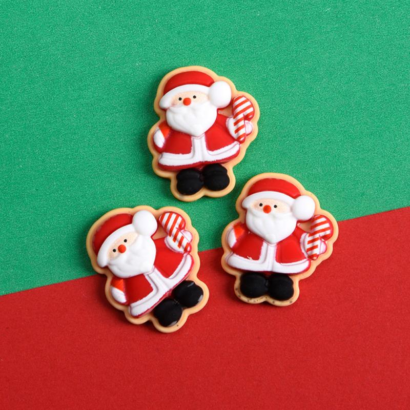 Diy Christmas Cartoon Ornament Waterproof Resin Crafts Accessories Children Gifts For Christmas