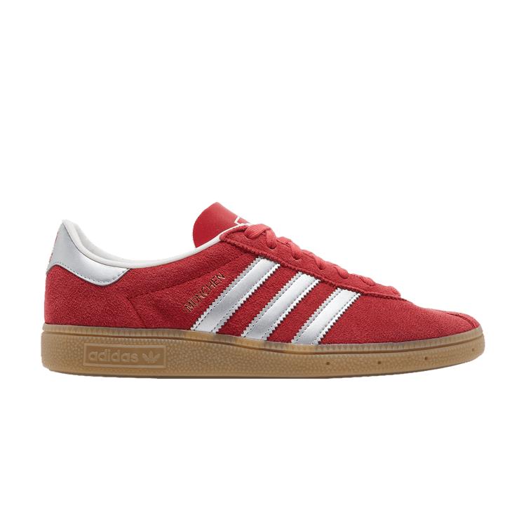 

Кроссовки унисекс adidas Munchen Scarlet Gum Red Matte-Silver GY7402