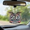 Decorative Acrylic Car Hanging Charm 250th Anniversary Pendant for Vehicle, Home & Office Multifunctional Gift