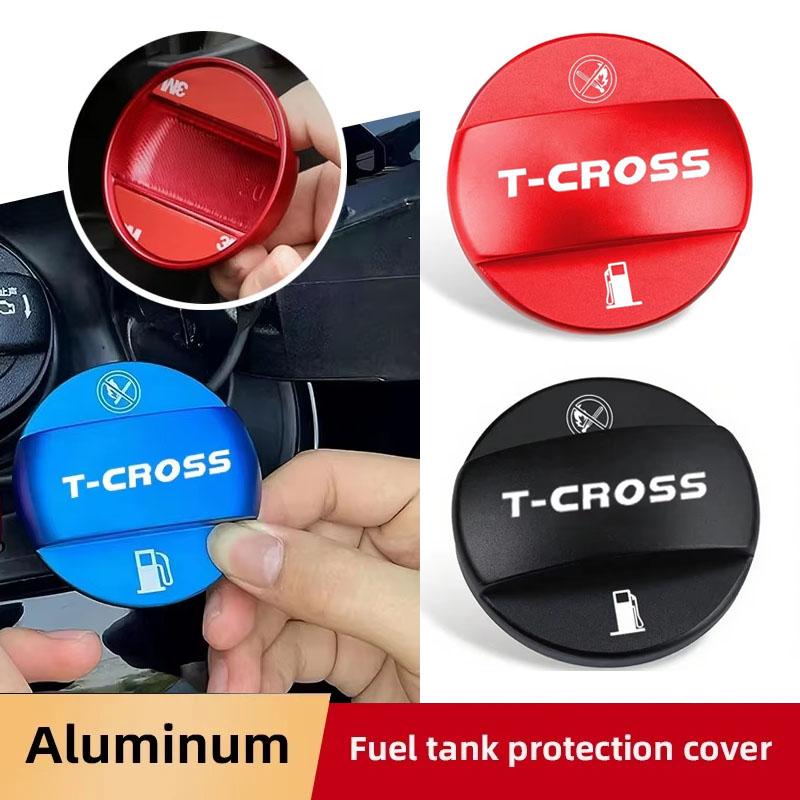 XMZSA1 Alloy Car Fuel Cap Oil Box Lid Petrol Tank Covers For Volkswagen VW T-cross Rline GTI Polo Golf 6 Jetta Beetle Touareg Scirocco