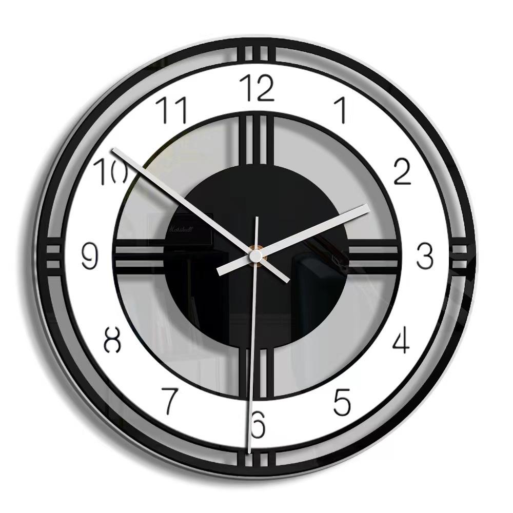 Modern Minimalist Decorative Wall Clock Silent Acrylic Material Minimalist Personality Atmospheric Art Quartz Clock