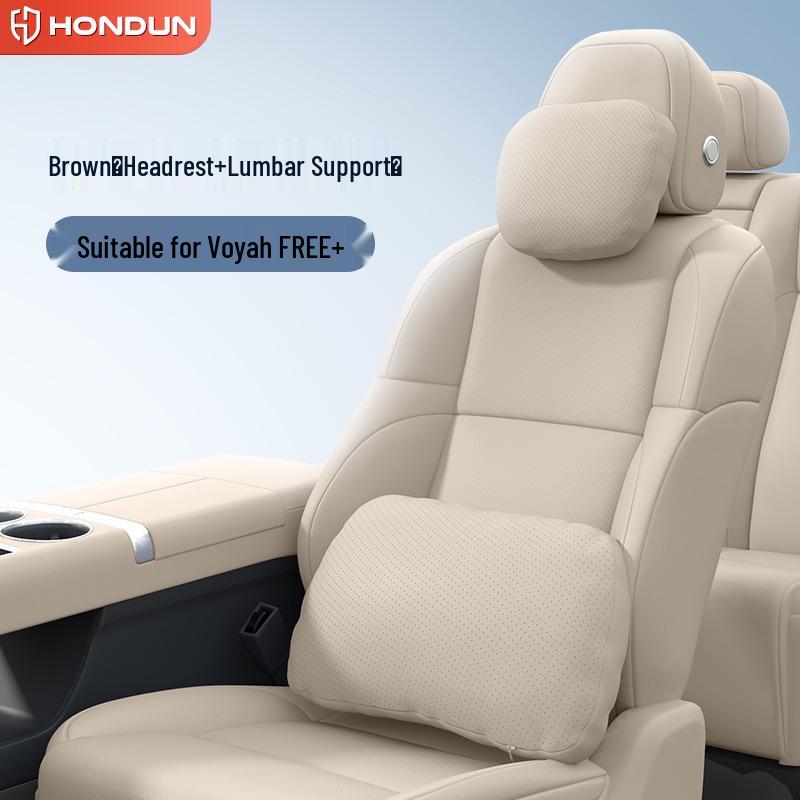 Essential Car Interior Mods: Voyah FREE+ Headrest, Lumbar & Neck Support Pillow Set