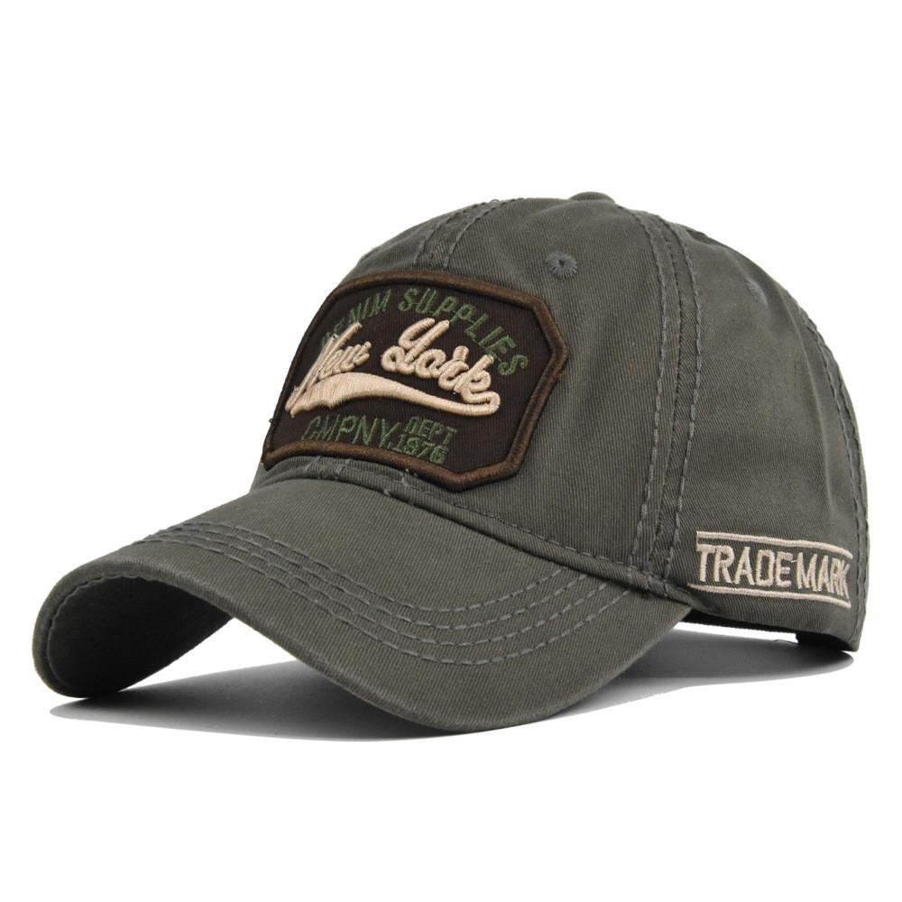 Duck Tongue Baseball Cap Cotton Embroidered Ethnic Vintage Washed Hat Sunshade
