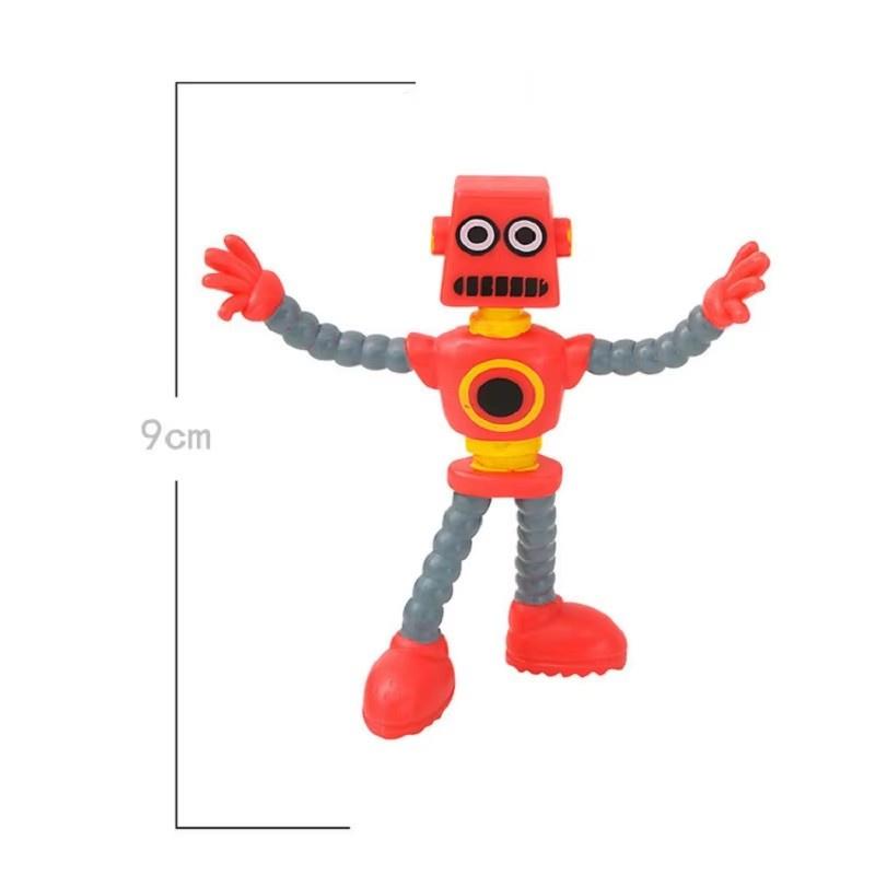 Flexible Bendable Figures Robot Toy Decompression Transfiguration Doll Desktop Decorations Versatile Toys With Various Shapes