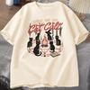 Cute Cat Paw Print Short Sleeve Tshirt Cat Lover Gift Vintage Casual Tee Cat Dad Gift Casual Graphic Tshirt Crewneck Tops