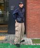 Kallapataleu Wide Balloon Ankle Zip Belted Cargo Pants - Beige