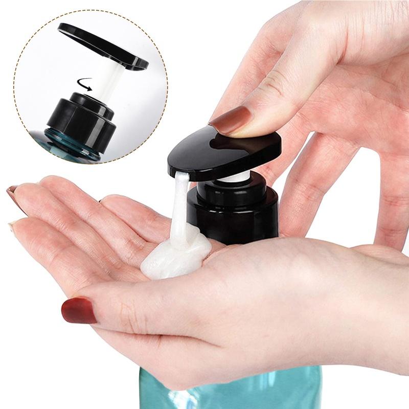 Bathroom Replacing Bottles Press Lotion To Separate Bottles Refillable Shampoo Conditioner Body Wash Dispenser Set