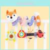 Baby Crib Mobile With Plush Fox Toy For Sleep And Development
