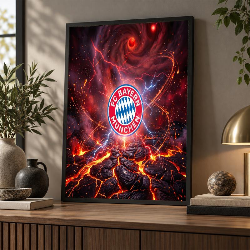 Bayern Munich Diamond Painting Kit 5D Full Drill DIY Diamond Mosaic Wall Art Home Decor