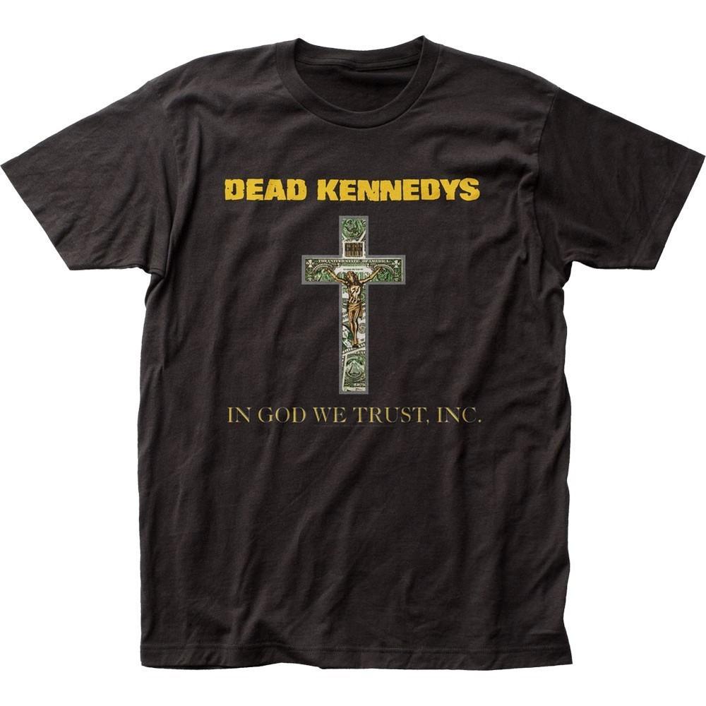 

Dead Kennedys In God We Trust Cross Mens T Shirt Music Classic Band Tee Black Unisex T-Shirt XXXL