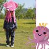 Rainbow Octopus Shaped Hat Cute Cartoon Dressing Up Cosplay Headgear Soft and Comfortable Dressingup Prop Halloween Party Cap