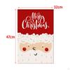 Banner Christmas Decorative Garden Flag Linen Ornament Accessories Courtyard