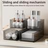 Desktop Storage Box Transparent Drawer-Style Cosmetic Organizer Plastic Shelf Dressing Table Storage Rack