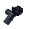 Three-Way Coolant Fitting Coolant Hose T-Connector For Cracked Hose Replacement Heat-Resistant Plastic Engine Coolant