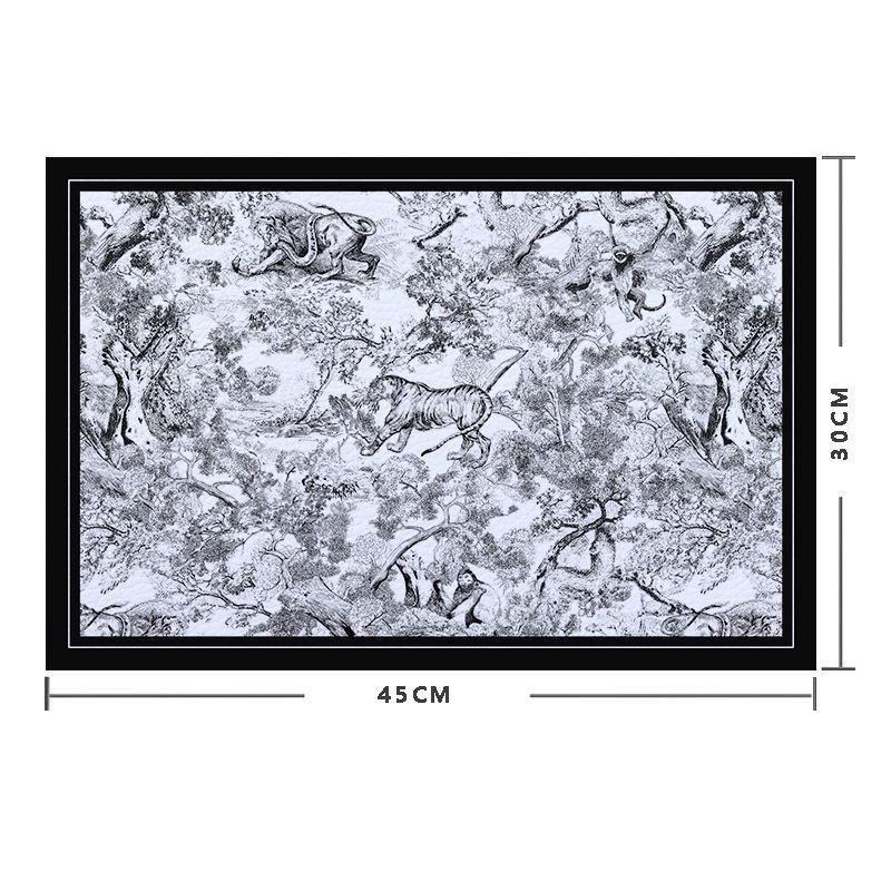 PU Tischset Wasserdicht Hitzebeständig Kaffeetasse Geschirrmatte Küchenunterlage Dekorative Geschirrmatte Essplatzset Leicht zu Reinigen