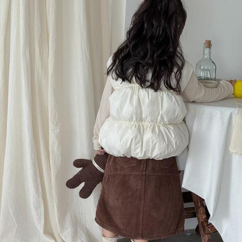 Baby Girls Vests Autumn Winter Korean Children's Down Waist Coats Winter Baby Warm Thick Vest