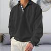 Season Long-sleeved V-neck Men's Lapel Loose Sweater Men's Clothing