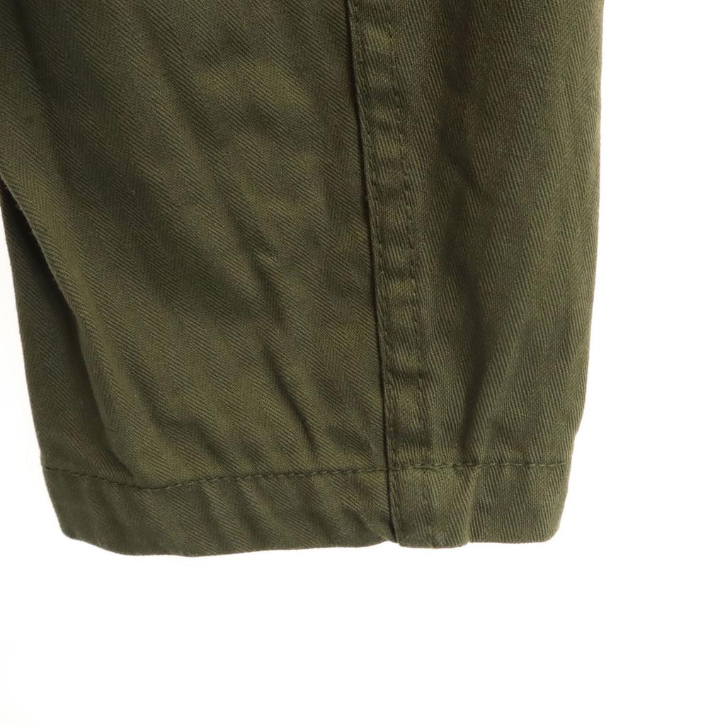 B&H sanforized Made in USA Herringbone Pattern Military jacket L khaki Men's Used