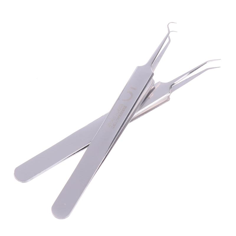 Blackhead Remover Tweezers Stainless Steel Pimple Remover Tweezers Precision Pimple Popper Tool Cell Clip For Skin Purification