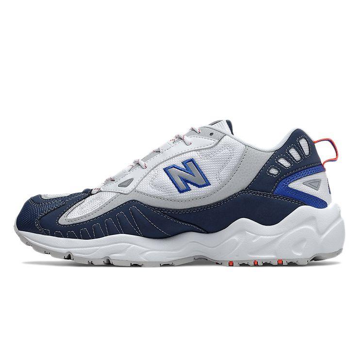 

New Balance 703 White Navy Мужские кроссовки Серые ML703BE