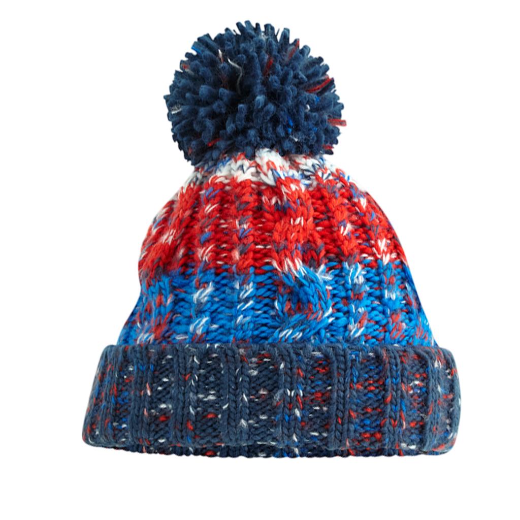 Corkscrew Pom Pom Beanie
