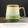 High-Value Ceramic Mug with Tea and Water Separation, Lid, and Filter - Perfect Souvenir or Gift for Annual Meetings
