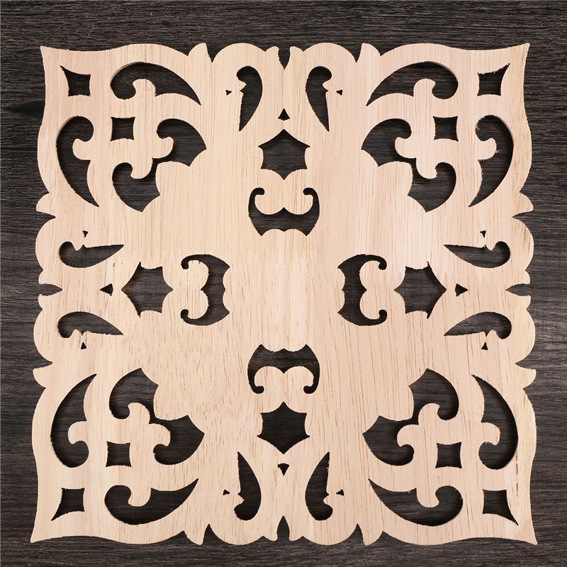 Fresh Wooden Decal Supply European-Style Applique Real Wood Carving Accessories And Retail.Woodcarving