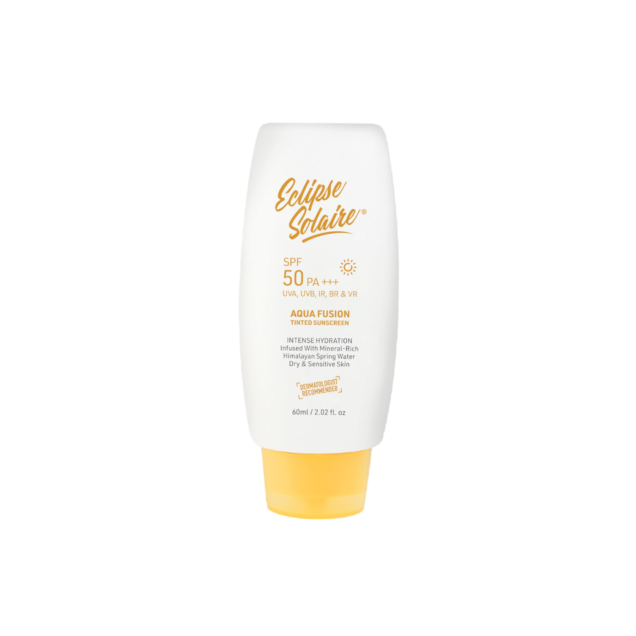 

Eclipse Solaire Aqua Fusion Sunscreen SPF50 | 5X Protection with SPF 50 PA+++ | Infused with Himalayan Spring Water | Non-Greasy, For All Skin Ty