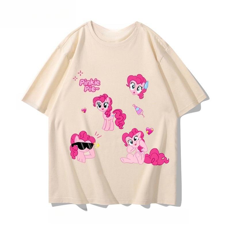 2026 summer new Little Pony animated series Briq Yunbao related products shortsleeved Tshirt for both Unisex and Women