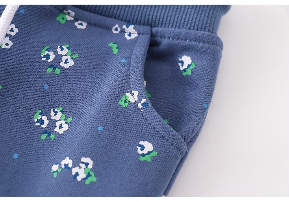 Autumn-Winter Cotton Terry Sweatpants for Boys - Toddler & Little Kids, European American Style