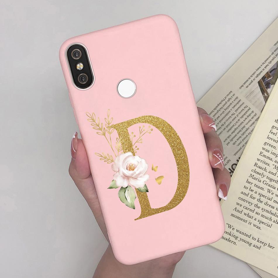 Case For Xiaomi Mi A2 A 2 Lite A1 A 1 MiA2 MiA1 Cute Letters TPU Silicone Bumper Soft Back Cover for Xiaomi Mi 5X 6X Phone Case
