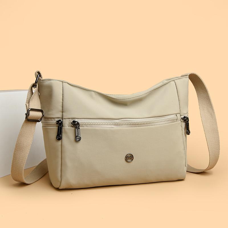 Women's Shoulder Bag Lightweight Crossbody Bag Water-Repellent Nylon Bag Mother Bag