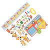 Fire Scene Wooden Lacing Figures Educational Early Learning Wooden Stringing Toy for Kids