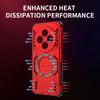 KEYSION Hollow Heat Dissipation Case for IQOO Z10 5G Silicone+PC Magnetic Cooling Shockproof Phone Back Cover for VIVO IQOO Z10