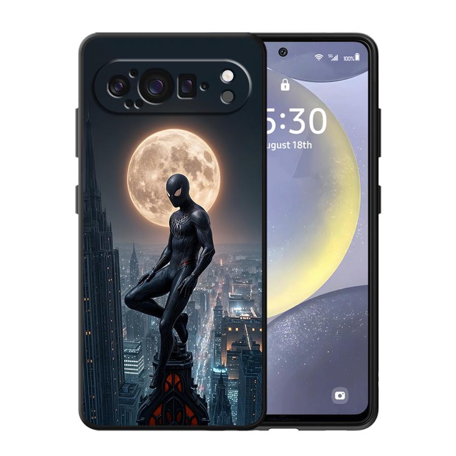 Marvel Smart Spider Man Hoesje voor Google Pixel 7a 9a 6a 10 9 Pro XL 8a 6 7 8 Pro Funda Telefoonhoesje Google Pixel 10 Pro XL