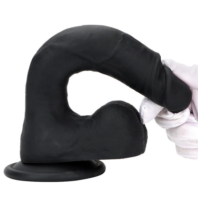 Women's Mixed Color Liquid Silicone Soft Simulation Big Dildo Dildo Masturbation Device Rear Court Anal