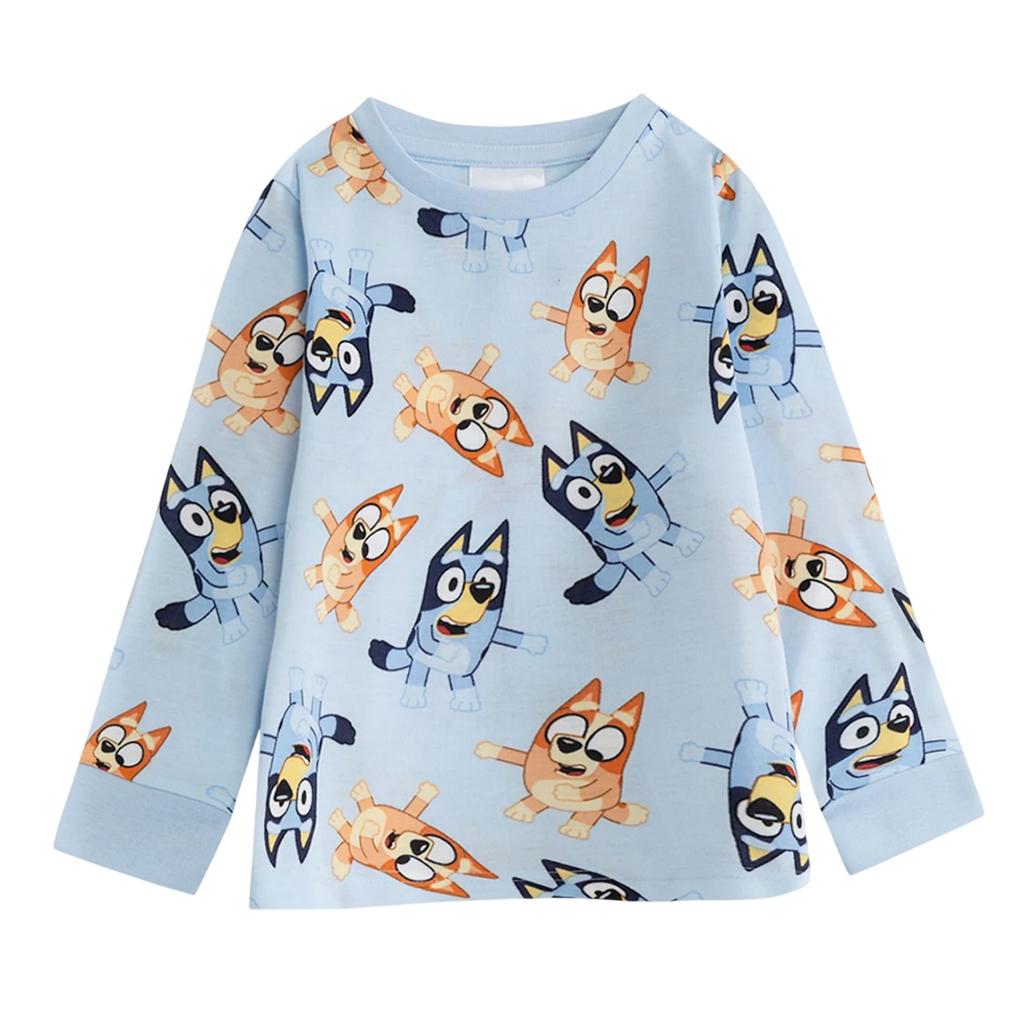 Bluey Boys Character Long-Sleeved Long Pyjama Set