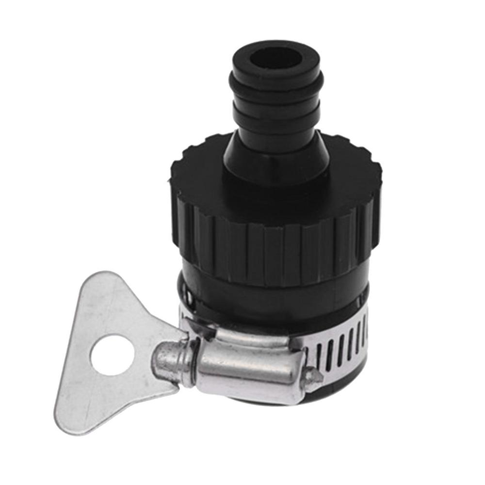 

Соединитель для шланга для крана ABS, не пропускающий воду, адаптер для крана, быстроразъемное соединение, препятствующее пропаданию капель чёрный