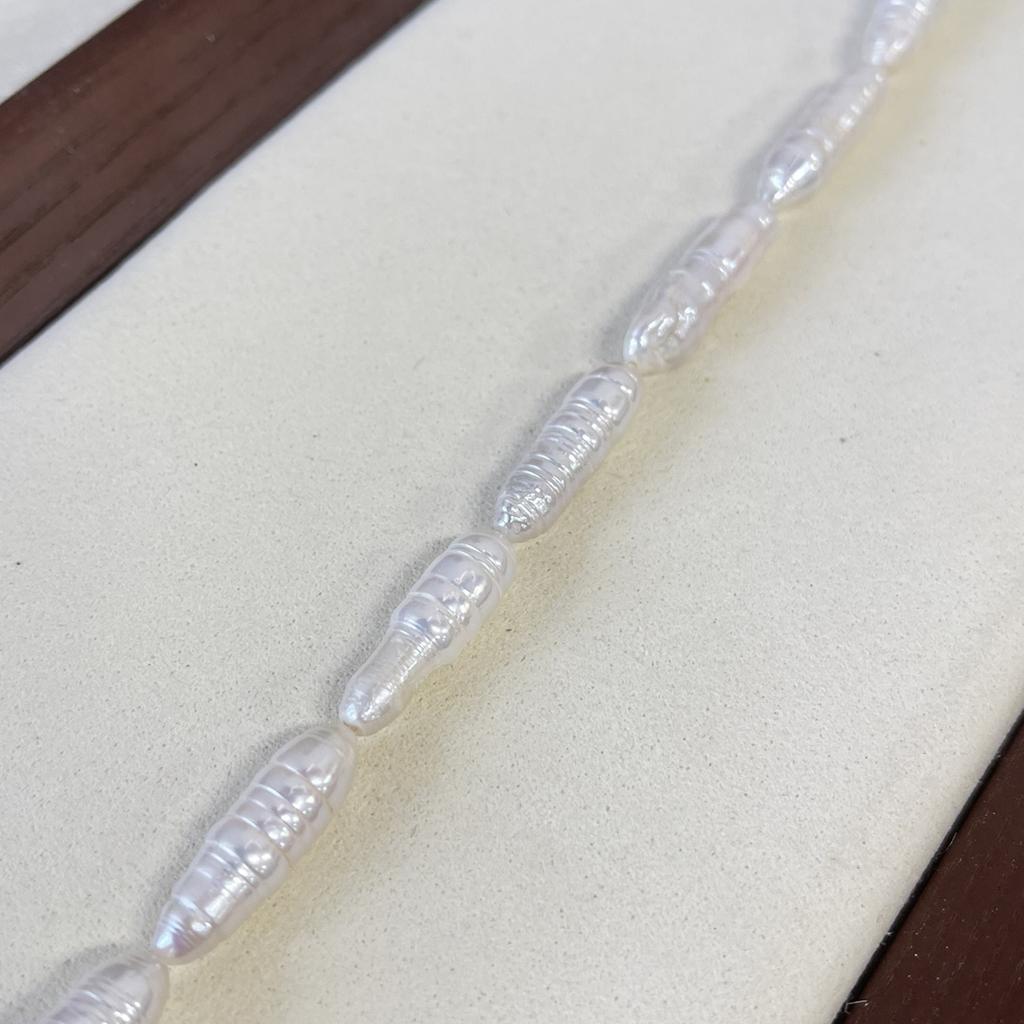 Baroque Pearl Irregular Threaded Pearl 6x20-7x25mm For Jewelry Making Making DIY Earrings Bracelets Necklaces Accessory