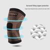 Copper Fiber Nylon Knitted Knee Support – Breathable, Anti-Slip for Cycling, Basketball, Mountaineering, and Badminton Sports.