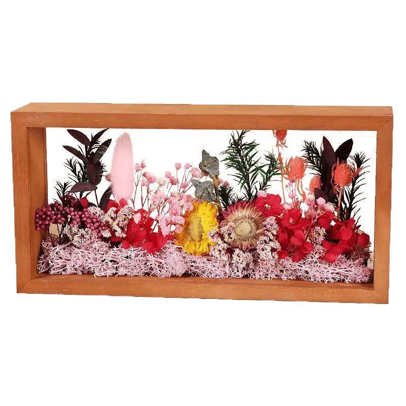 Светодиодная акриловая рамка с сушеными цветами